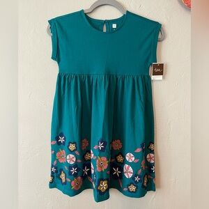 TEA COLLECTION Floral Print Empire Dress
